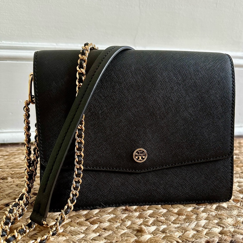 Tory Burch Robinson Bag (Black)